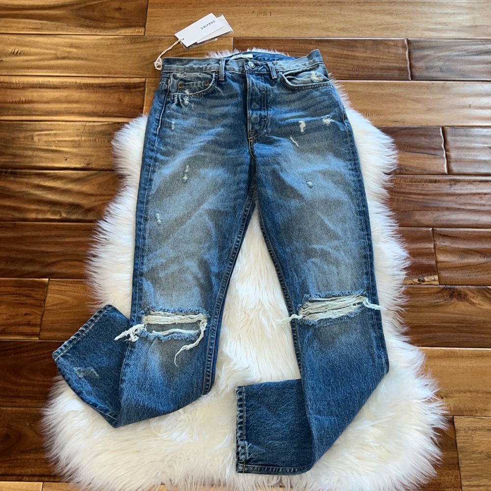 Grlfrnd Super High Rise Karolina Ripped Jeans Size 26. Update - No Tags